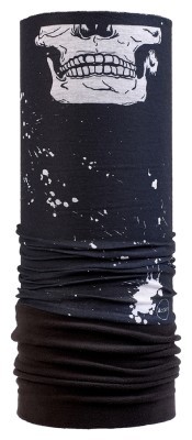 Бандана Cairn Malawi Polar black skull