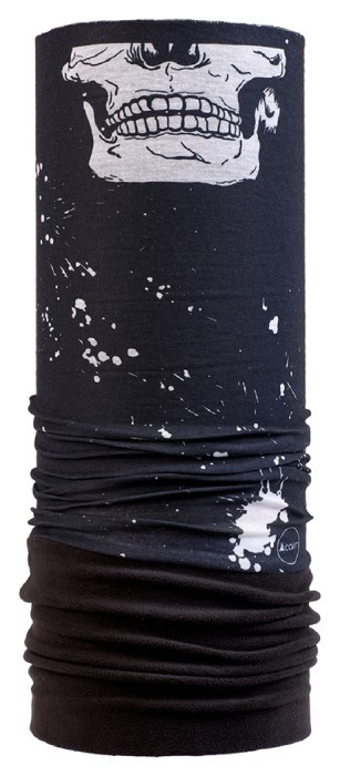 Бандана Cairn Malawi Polar black skull