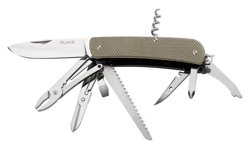 Многофункциональный нож Ruike Criterion Collection L51 зеленый