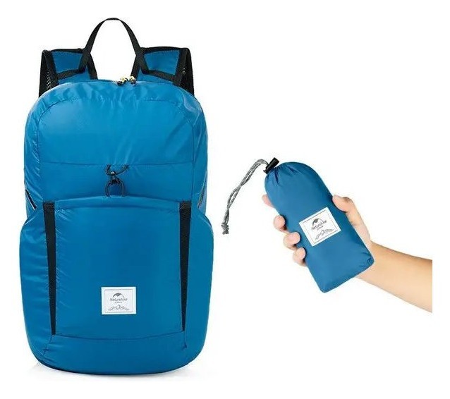 Рюкзак компактний Naturehike Ultralight NH17A017-B 22 л, блакитний