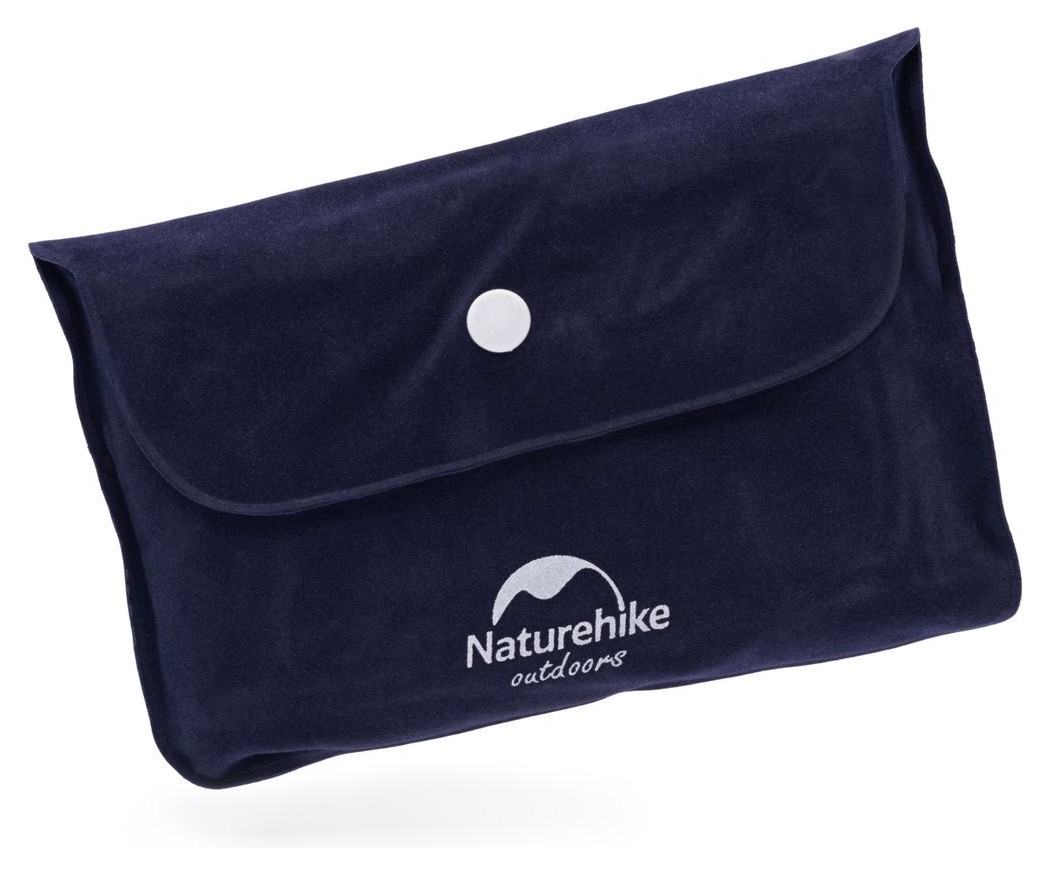 Подушка надувна Naturehike Square Inflatable NH18F018-Z, темно-блакитний