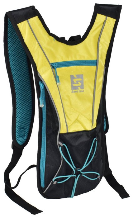 Рюкзак спортивний Semi Line 9 Black/Yellow (3294)