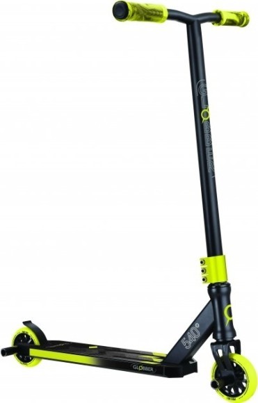 Трюковий самокат GLOBBER GS540, чорно-жовтий, укр