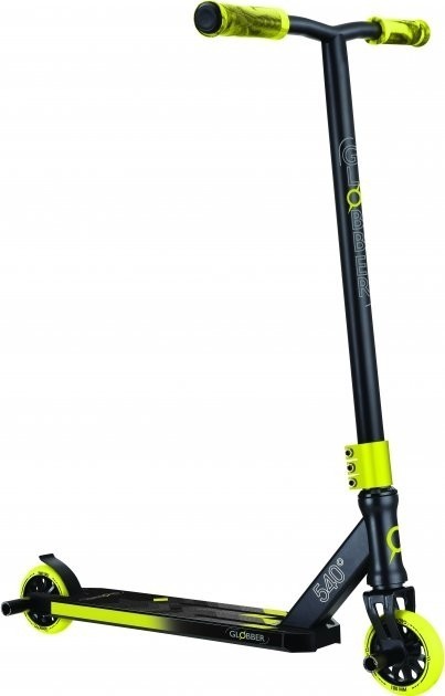 Трюковий самокат GLOBBER GS540, чорно-жовтий, укр, укр
