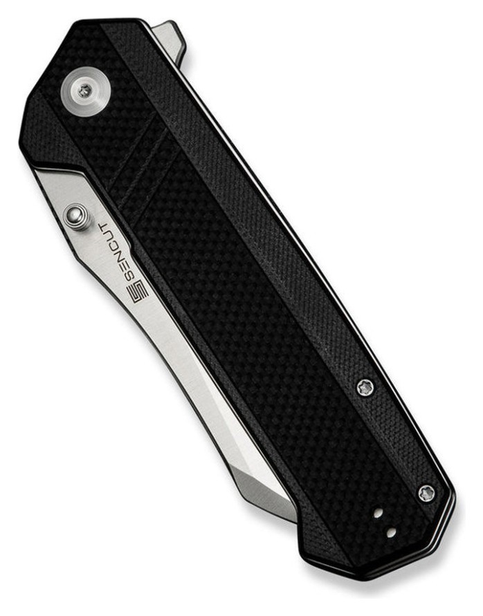 Нож складной туристический Sencut Draxor, (9.4 см) 9Cr18MoV/G10 черный