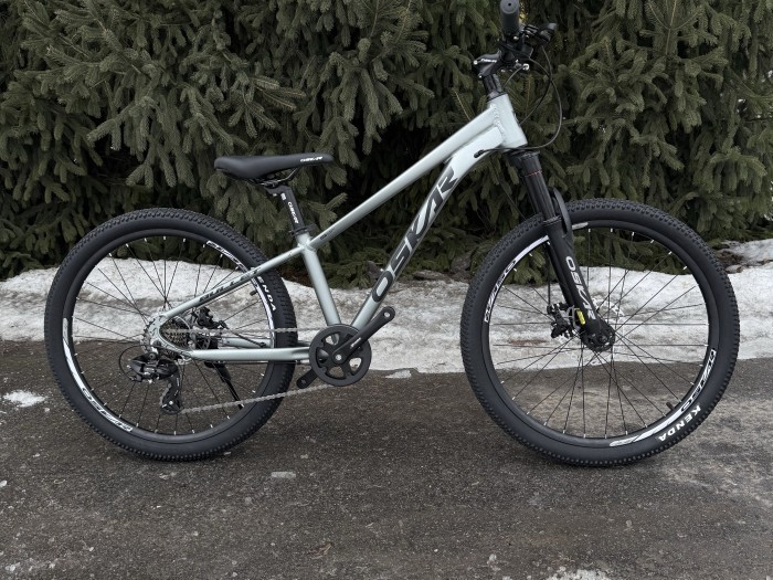 Велосипед Oskar 24" Bullet сірий 2026, укр, укр