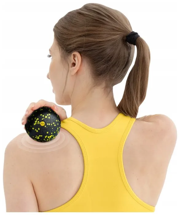 Массажный мяч 4FIZJO EPP Ball 12 Black/Yellow (P-5907222931271)