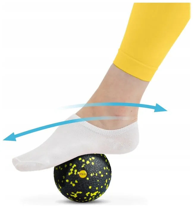 Массажный мяч 4FIZJO EPP Ball 12 Black/Yellow (P-5907222931271)