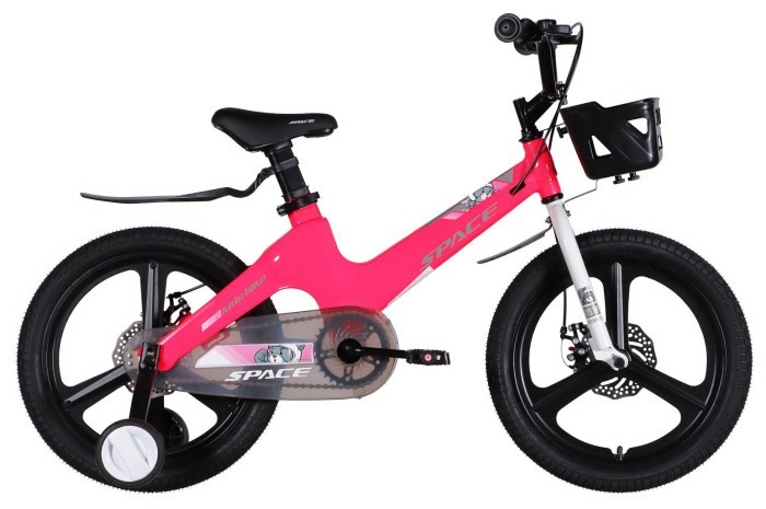 Велосипед MG 18" SPACE KID MOON DD рама-10,6" рожевий 2026, укр, укр