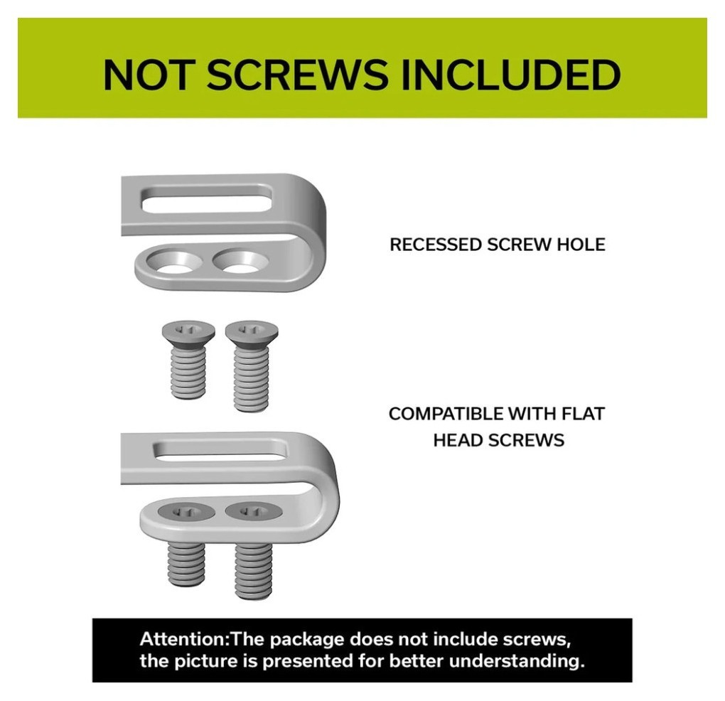 Кліпси кишенькові титанові 2 штуки Civivi без гвинтів T002A