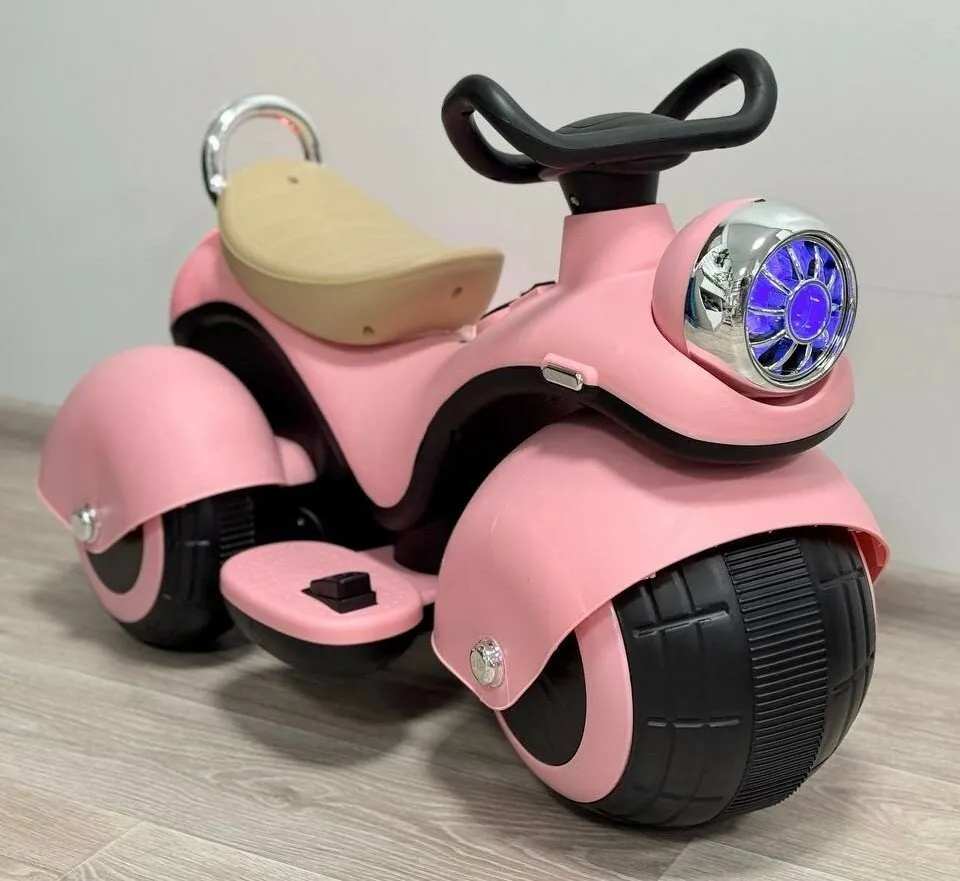 Дитячий електроскутер F4 pink (Рожевий) (Дитячий електроскутер F4 pink (Рожевий))