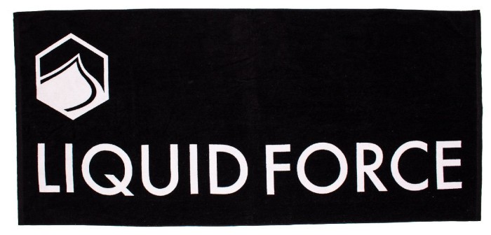 Пляжные аксессуары Liquid Force LOGO TOWEL-BLACK 2025