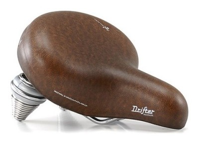 Седло Selle Royal Premium DRIFTER SMALL, Royalgel, обивка Kennenback, 251х221мм, 995г, хромированные рейлы и пружины, unisex, коричн.