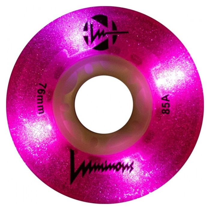 Світяшки з блискітками для роликів FR Skates Luminous LED Glitter (4шт)