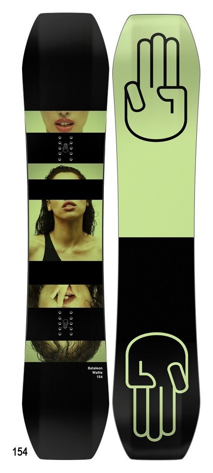 Сноуборд Bataleon WALLIE 154 Black/green (10.18.WALL)