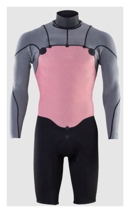 Гідрокостюм ION ( 48252-4490 ) Wetsuit Element 2/2 Shorty LS Front Zip men 2025, укр, укр