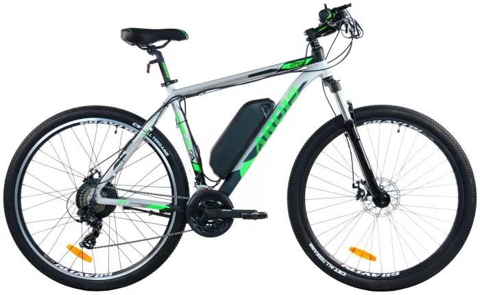 Електровелосипед Ardis 29 MTB AL "GTA" 500W, Сіро-зелений