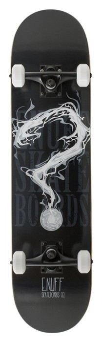 Скейтборд Enuff Pyro II white, укр, укр