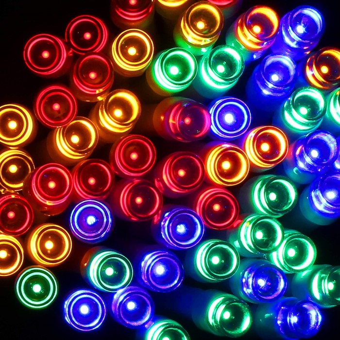 Гирлянда на батарейках Springos 5 м 50 LED 8 режимов CL4107 Mix