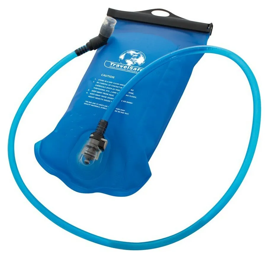 Гідратор (питна система) TravelSafe WATERBAG 2 LTR. INCL. HOSE/VALVE 2.0л Dutch blue (TS2236) (2.0 L dutch blue, блакитний)
