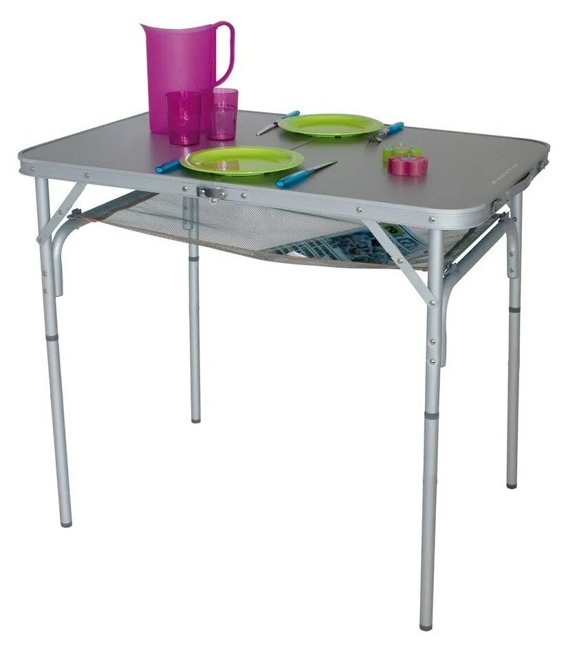Стіл туристичний Eurotrail MONNAI Grey (ETCF0771) (90x60x70/33 см grey)