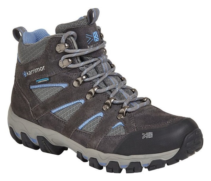 Ботинки трекинговые женские Karrimor BODMIN MID 5 LADIES WEATHERTITE W 37 (4.0UK) Grey/colony blue (K898-GCB)