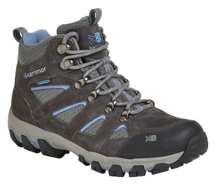 Черевики трекінгові жіночі Karrimor BODMIN MID 5 LADIES WEATHERTITE W 37 (4.0UK) Grey/colony blue (K898-GCB) (7.0UK (41W) 255мм grey/colony blue)