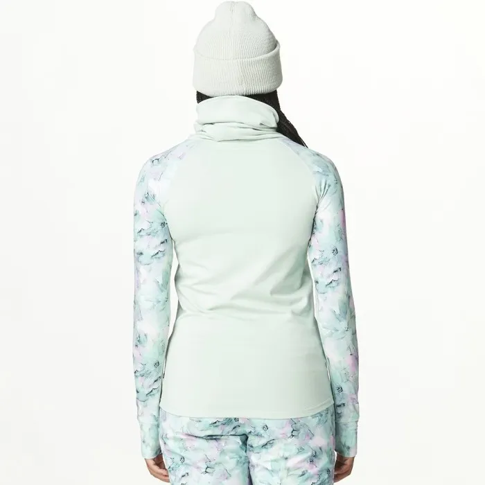Picture Organic реглан флісовий Pagaya High W blurry water print-silt green L
