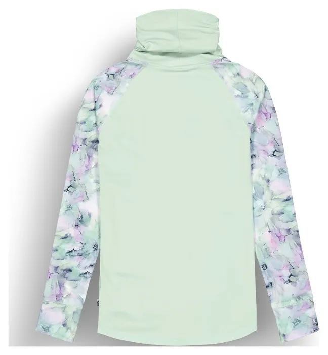Picture Organic реглан флісовий Pagaya High W blurry water print-silt green L