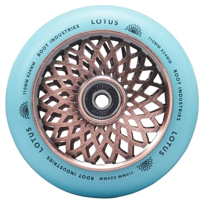 Колеса для трюкового самокату Root Lotus Pro 110mm (пара) - Copper/Isotope