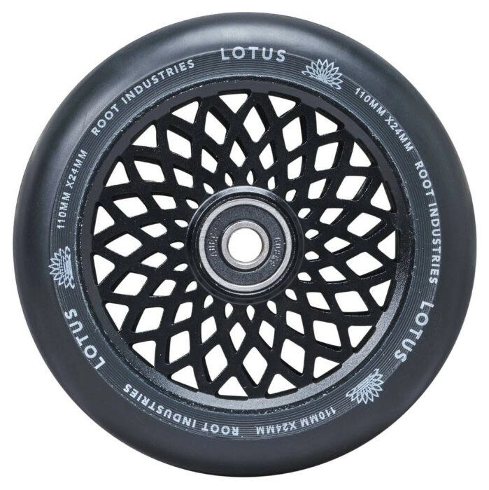 Колеса для трюкового самокату Root Lotus Pro 110mm (пара) - Black/Black
