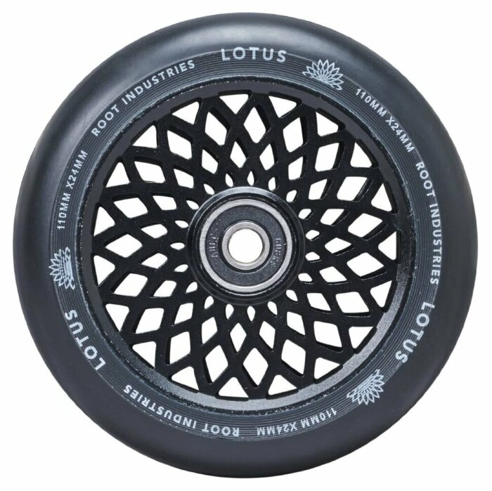 Колеса для трюкового самокату Root Lotus Pro 110mm (пара) - Black/Black