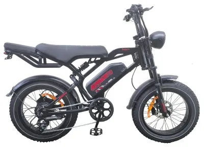Велосипед з електроприводом 20" ST SPACE POLARIS (new) DD FR рама-21" 48 B 15 А*г 1000 Вт чорний 2026