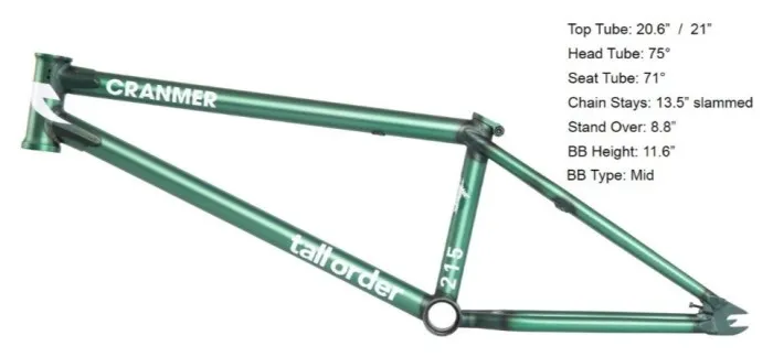 Рама Tall Order 215 V3 – зеленая (Cranmer Translucent Nuclear) 21