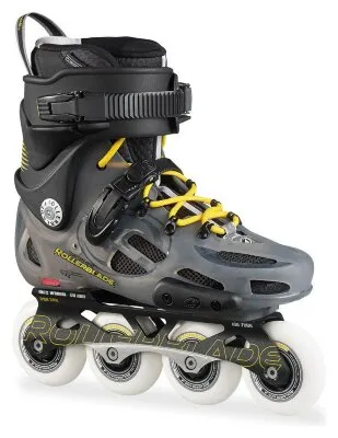 Роликовые коньки для взрослых Rollerblade TWISTER PRO 38 (6US) 240мм Anthracite/yellow (07505000 138) O