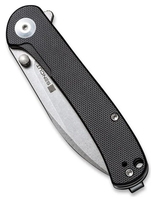 Нож складной карманный Sencut Scepter, (7.5 см) 9Cr18MoV/G10 черный