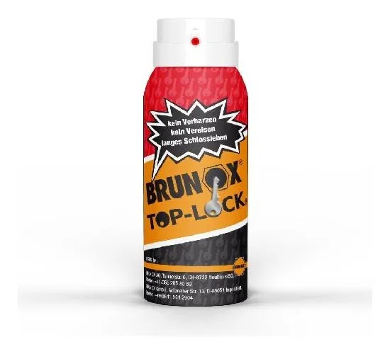 Мастило для замків і петель, спрей Brunox Top Lock 100ml