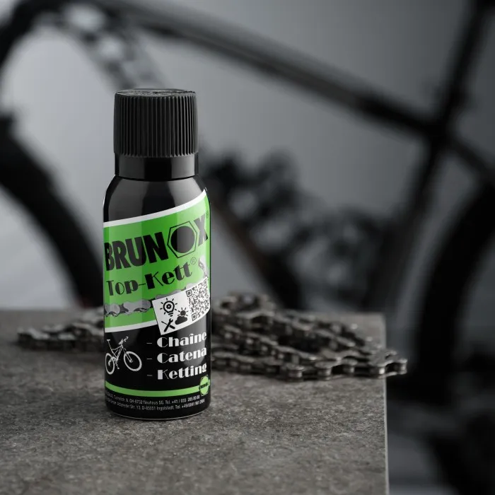 Мастило для велосипедних і мотоциклетних ланцюгів, спрей Brunox Top-Kett 100ml