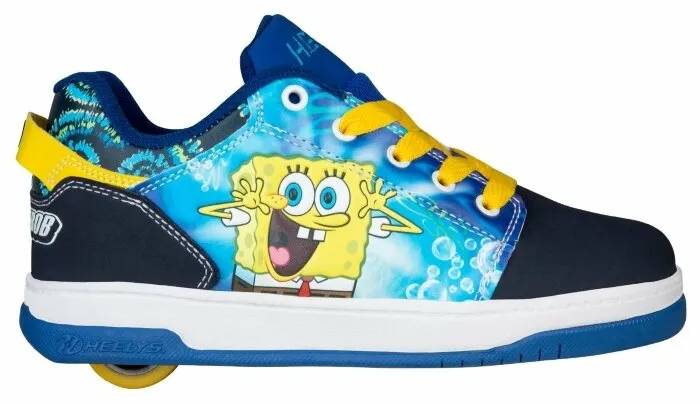 Роликові кросівки Heelys X SpongeBob Voyager Navy Yellow Sky Blue HES10491, укр, укр
