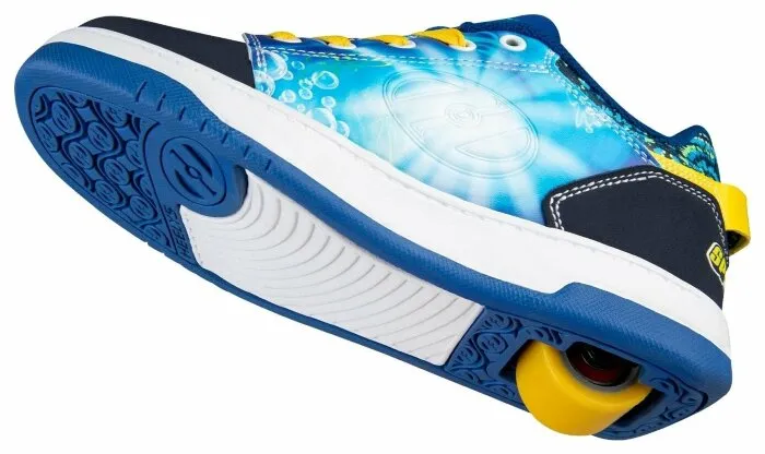 Роликові кросівки Heelys X SpongeBob Voyager Navy Yellow Sky Blue HES10491, укр, укр