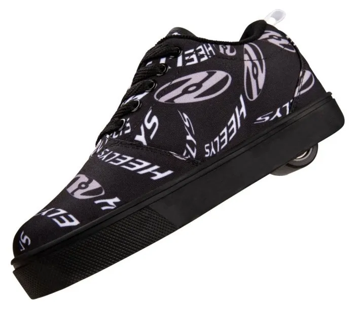 Роликовые кроссовки Heelys Pro 20 Prints HE101139 Black White Grey Swirl Logo Black White Grey Swirl Logo