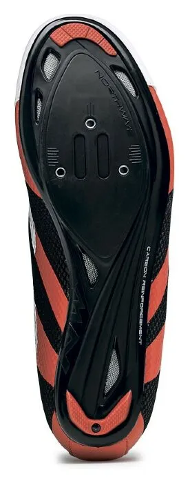 Туфли велосипедные Northwave SONIC 2 M 42.5 (10.0US) White/black/red (80161015-53) O