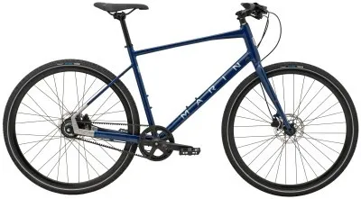 Велосипед 28" Marin Presidio 3 рама - XL 2025 Gloss Navy/Dark Silver/Silver Cyan