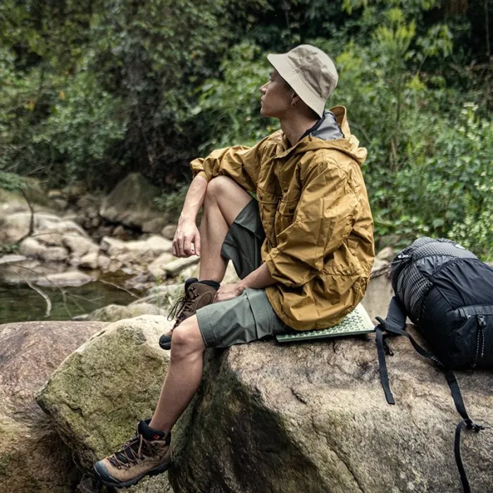 Сидушка туристическая складная XPE Naturehike NH20PJ025, 15 мм, хаки с чехлом для походов и кемпинга