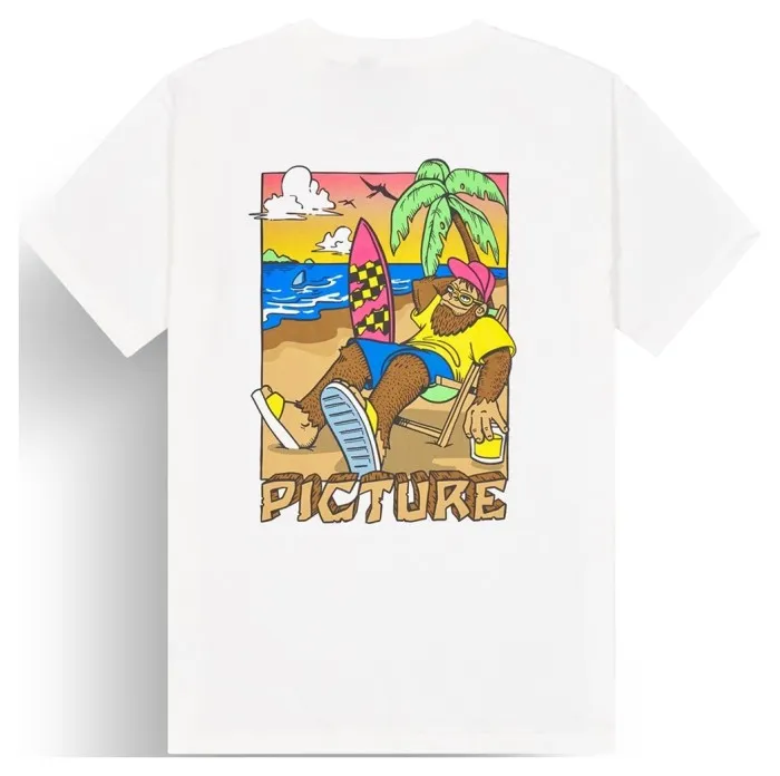 Picture Organic футболка Squatchy white L