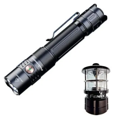Фонарь тактический ручной Fenix PD35R ACE LED 2000 лм + наключительный фонарь CL01 (черный) | Лимитированная серия